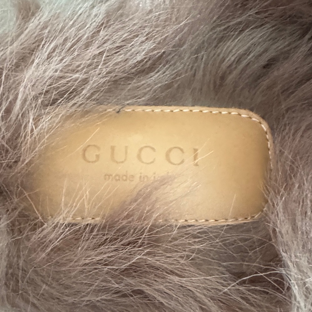 GUCCI Princetown Genuine Shearling Mules EUR 40.5 US 9.5 - Picture 3 of 9